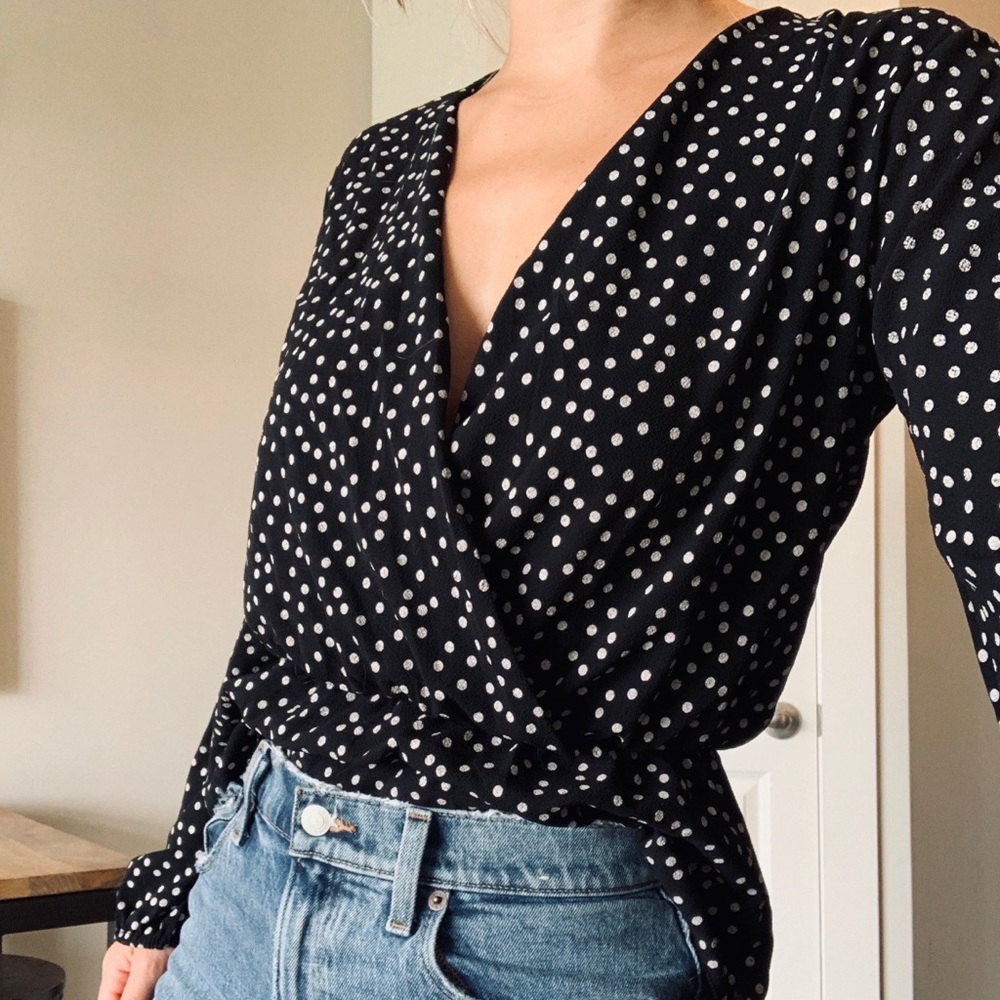 Polkadot blouse